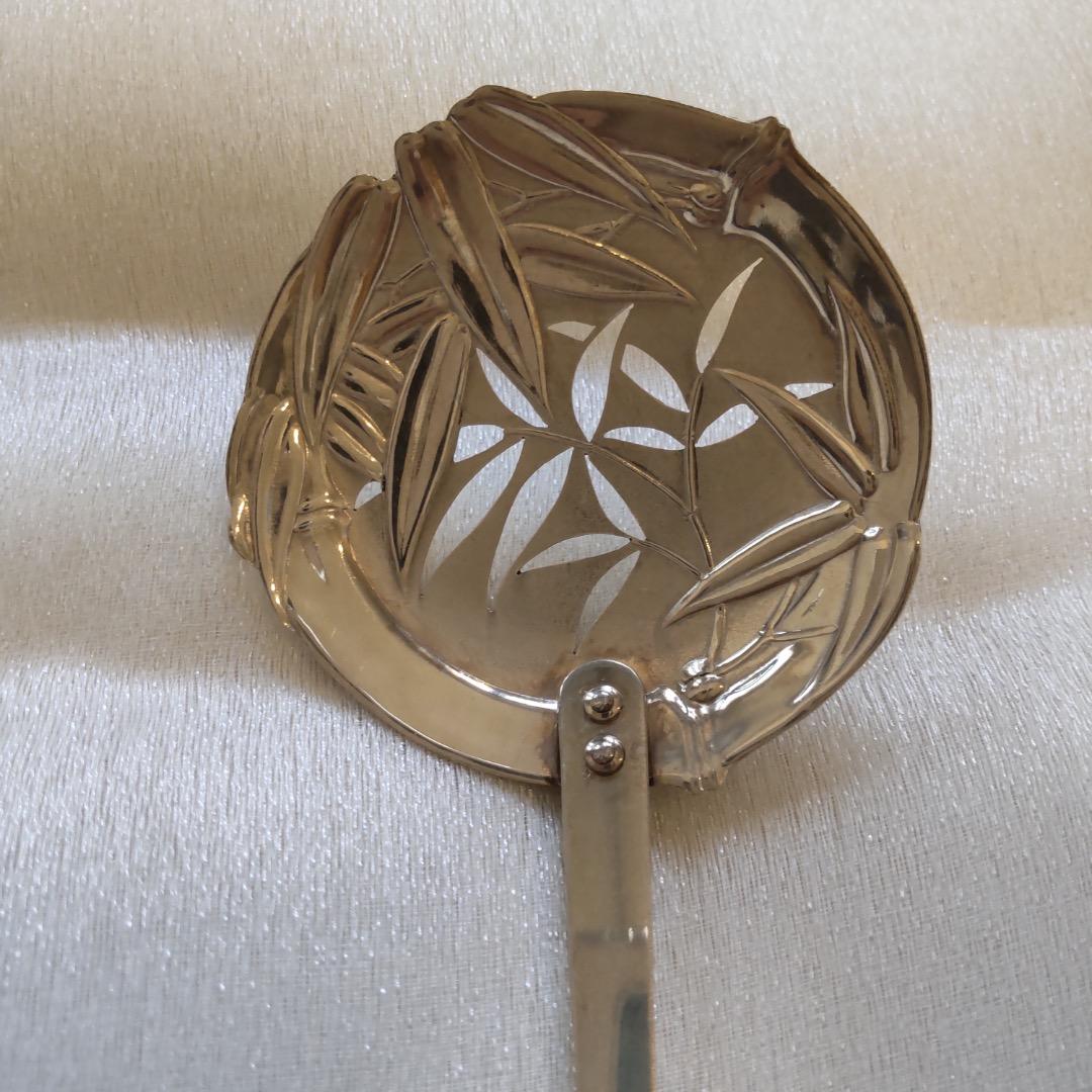 昭和レトロ　銀製三越　匙　湯豆腐　茶道具