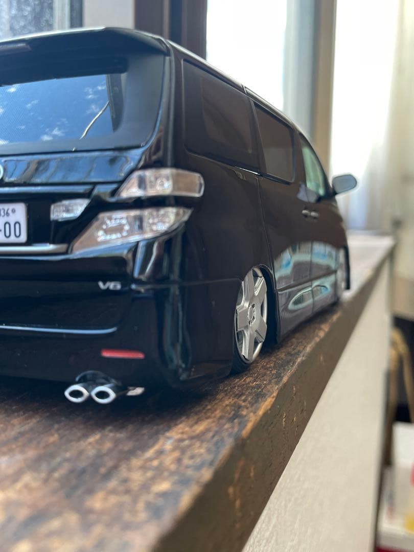 カラーサンプル　202ブラック　1/24 20ヴェルファイア　カスタム品