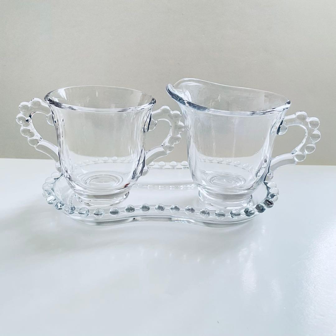 キャンドルウィック カップ＆ソーサー プレート シュガー&クリーム&トレイ