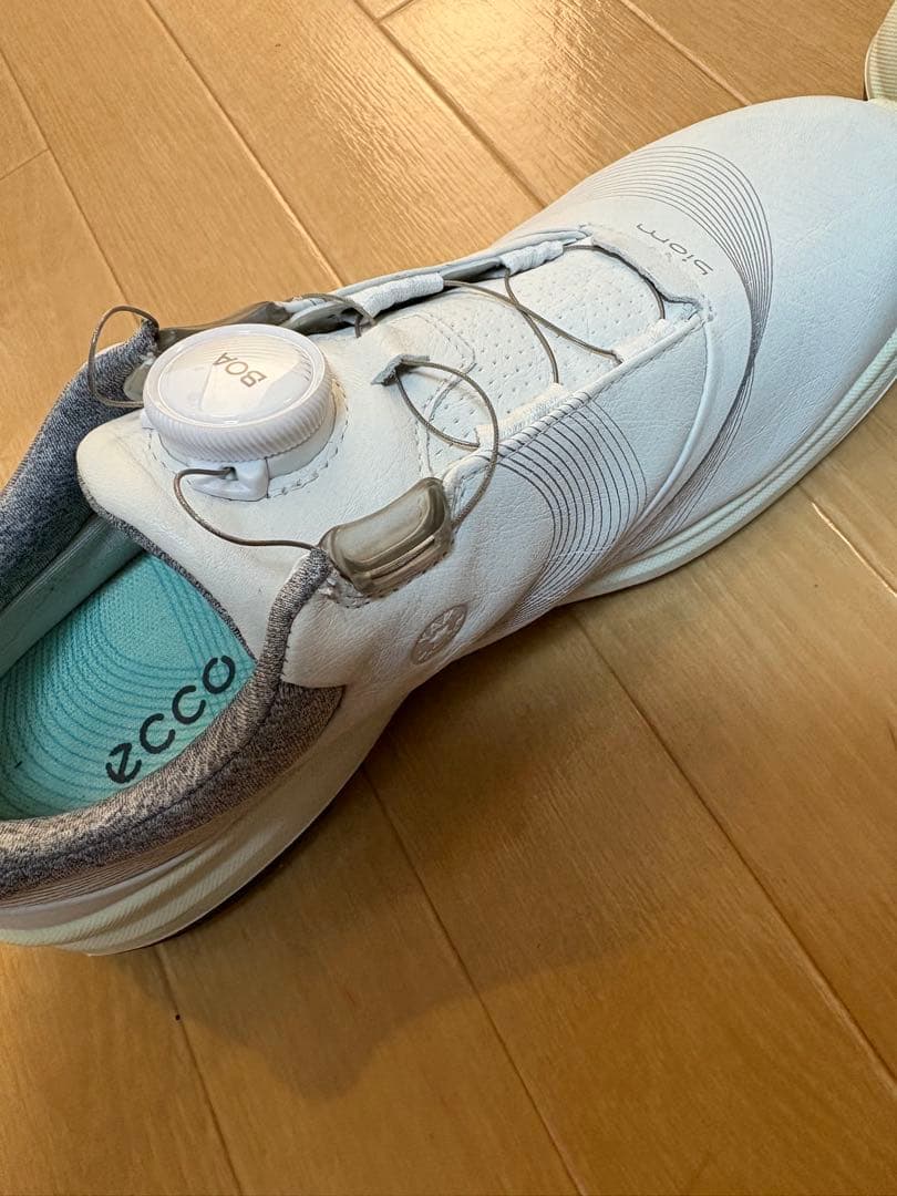 Ecco ゴルフシューズ 37 ホワイト　23.5 エコー
