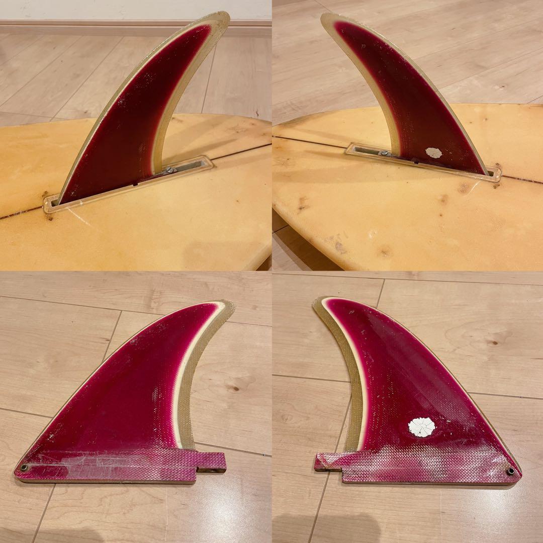 レア✨レトロ　シングル サーフボード シングルフィン　初心者