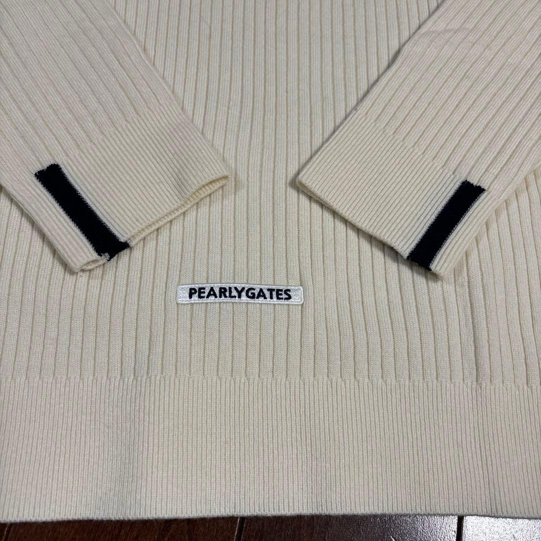 パーリーゲイツ　ウールカシミヤ　ハイネックサイズ5