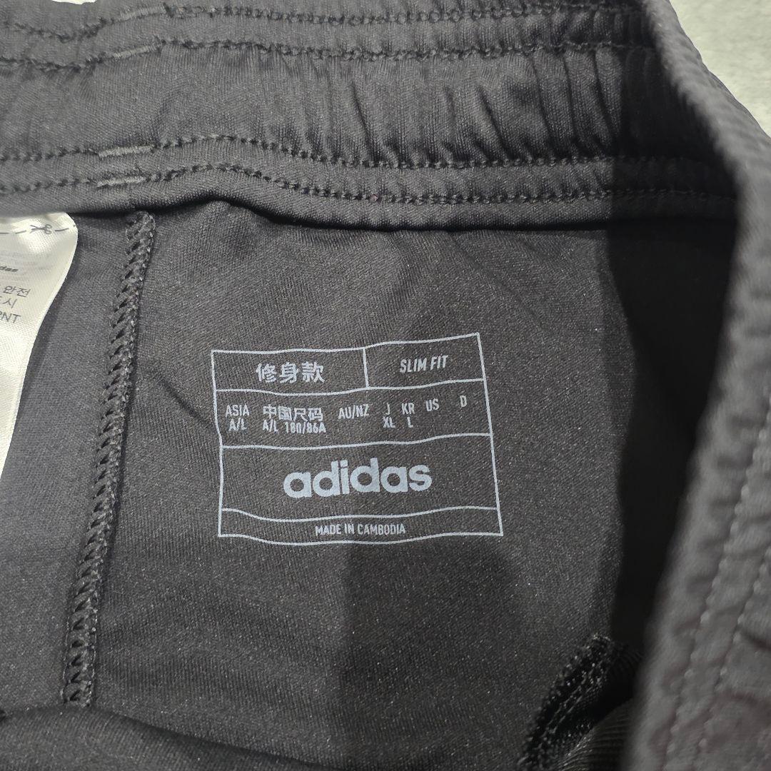 adidas　アディダス　ジャージ上下　L　XL　レッド　ハーフジップ　長袖