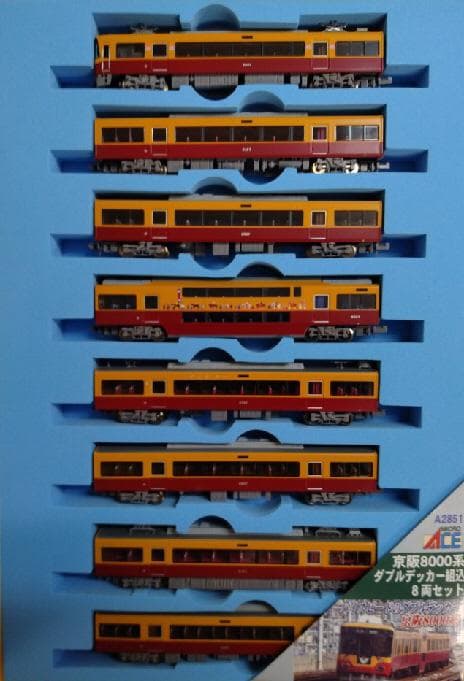 京阪８０００系ダブルデッカー組込８両セット