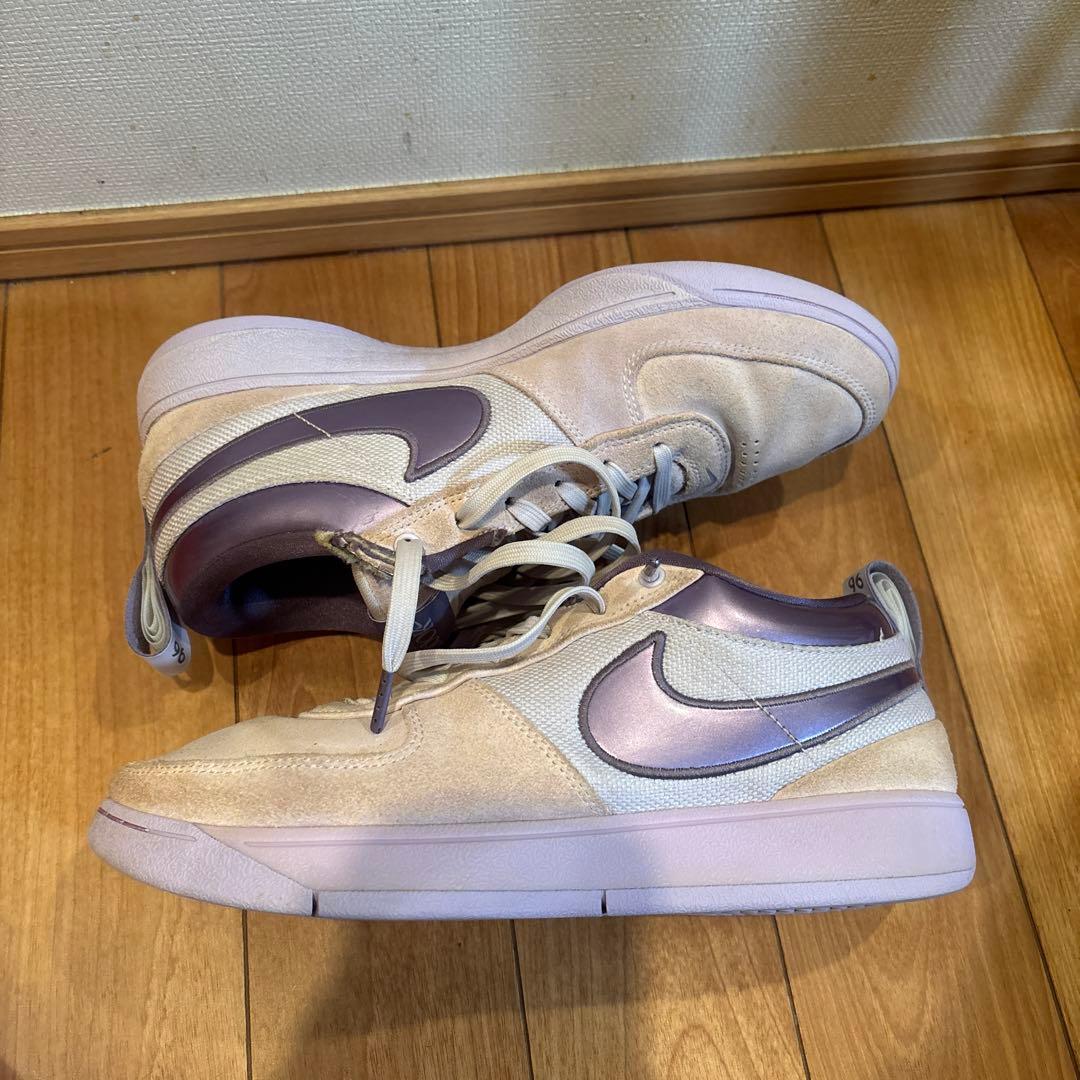 NIKE BOOK ベージュ/パープル シューズ