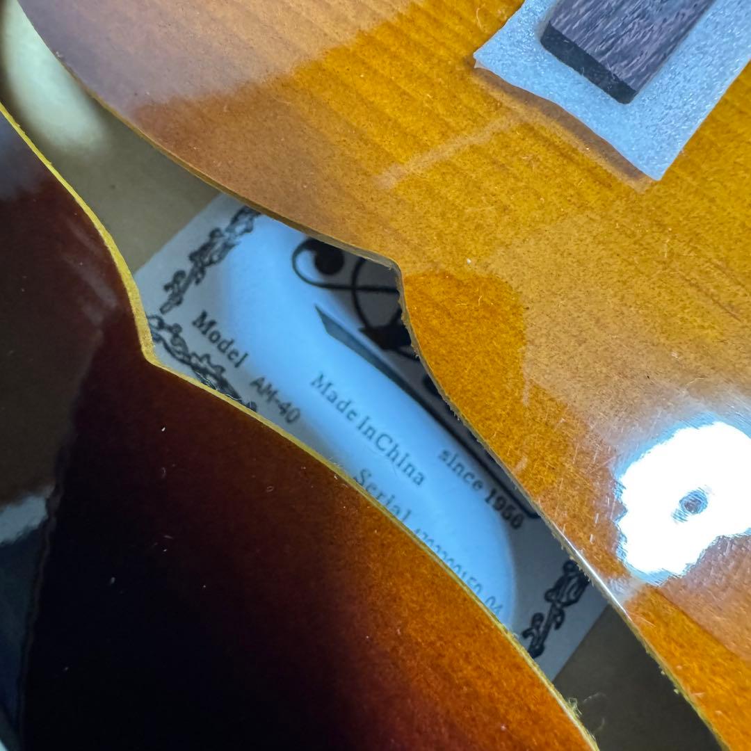 【美品】ARIA AM-40 フラットマンドリン ハードケース付き