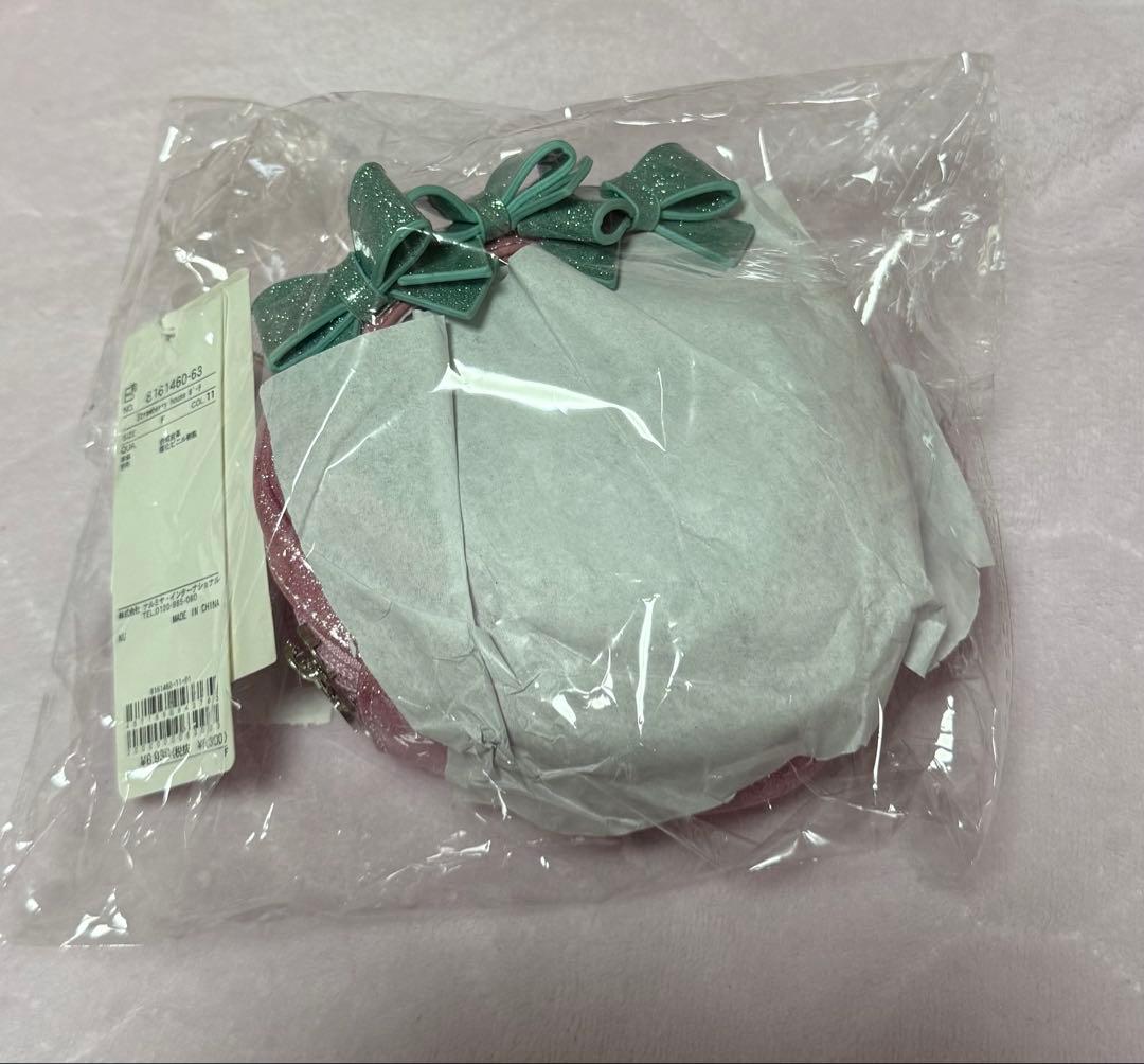 ベリエちゃん　Strawberry house ポーチ　ピンク