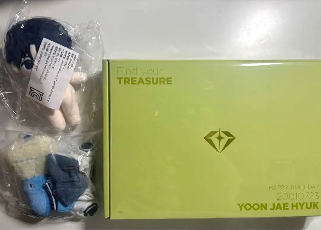 TREASURE ミニジャー ぬいぐるみ バースデーボックス ジェヒョク