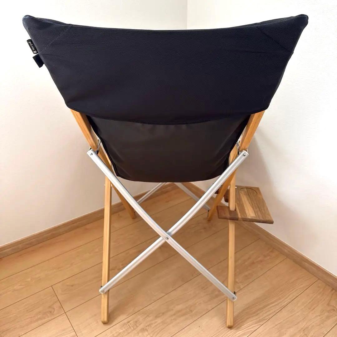 スノーピーク Take!チェア ロング ブラック【ハンドメイドテーブル付き】
