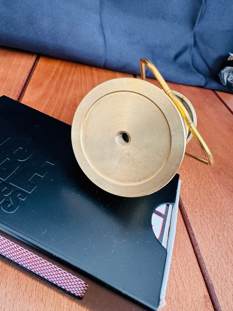 2in1 真鍮製 超小型オイルランプ ゴールゼロ用ランプシェード たまゆらタイプ