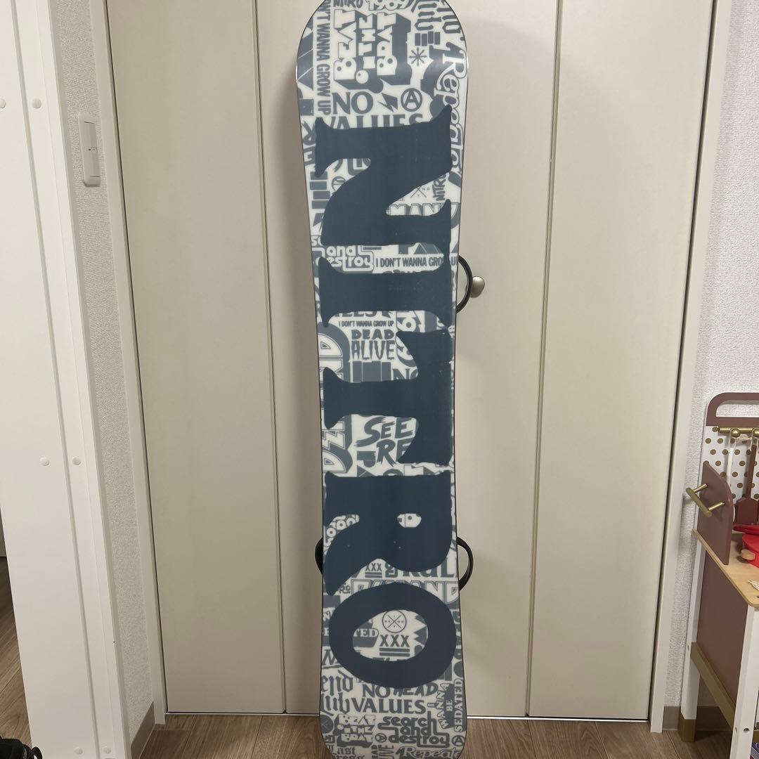 【すぐ滑れる】NITRO スノーボード 3点セット 25cm DEELUXE