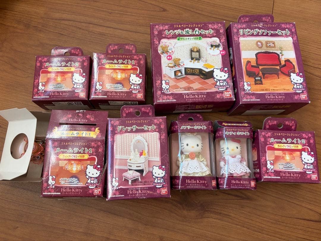 【希少・2001年製】ハローキティ リトルベリーコレクション レジ&流し台他