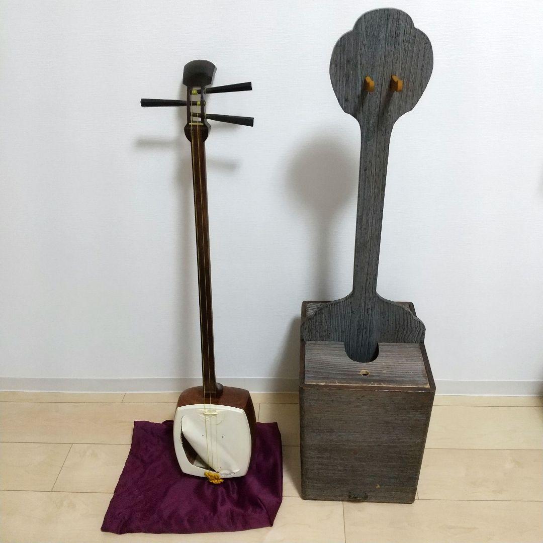 三味線 桐箱スタンド