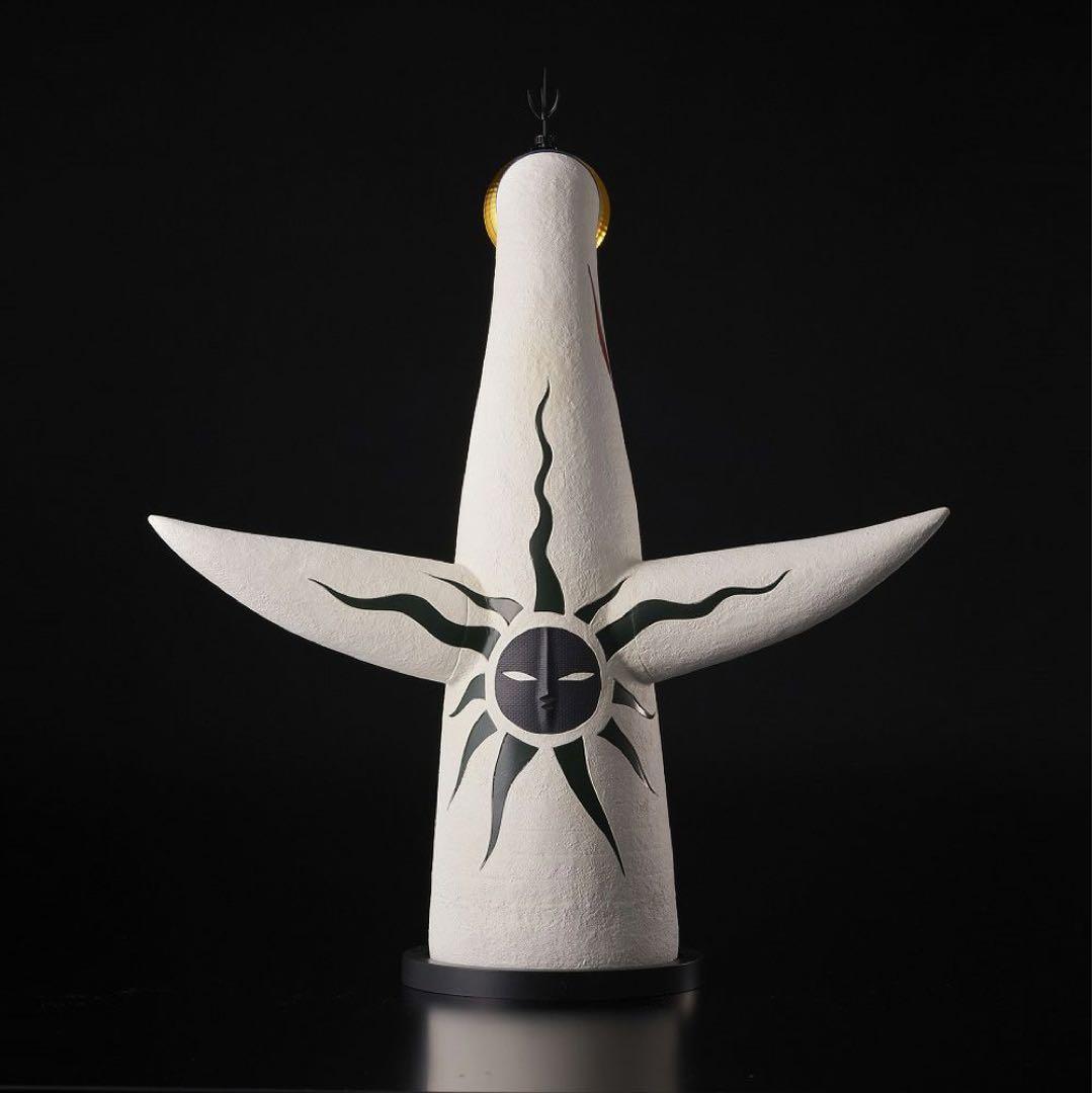 1/144スケール 太陽の塔 塗装済み完成モデル　岡本太郎　海洋堂