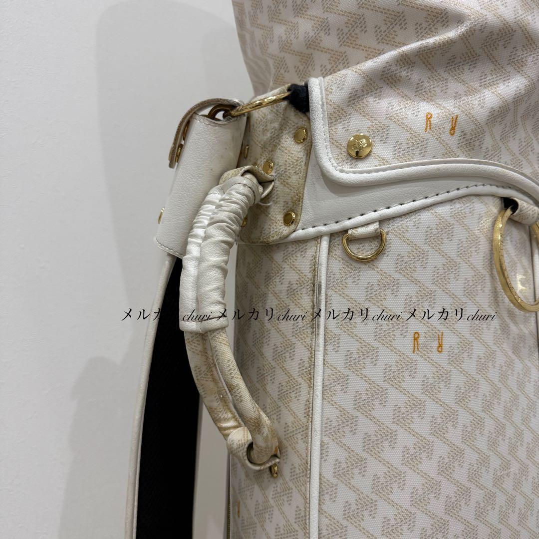 希少完売品【レザレクション】ラリーナ キャディバッグ サンドホワイトキャディー
