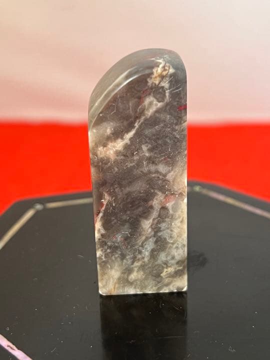 中国古美術　鶏血石印材　文房具 H12-09