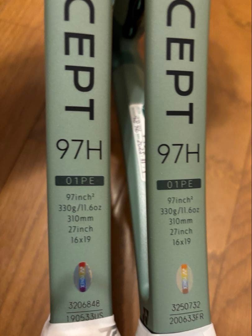 YONEX PERCEPT 97H G3 2本セット