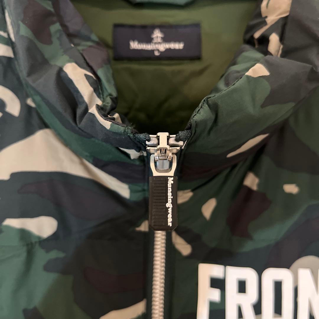 【極美品】Munsingwear FRONT9 迷彩 ダウンジャケット