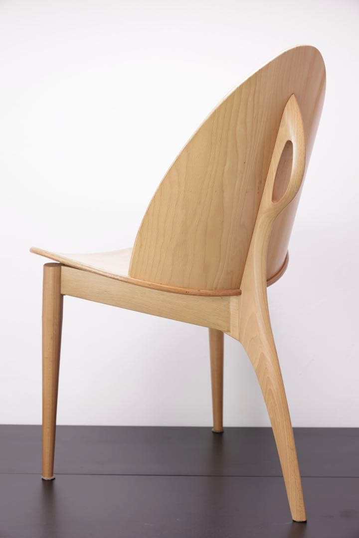 椅子 チェア 木製 成型合板 三つ足 デザイナーズチェア インテリア イス 家具