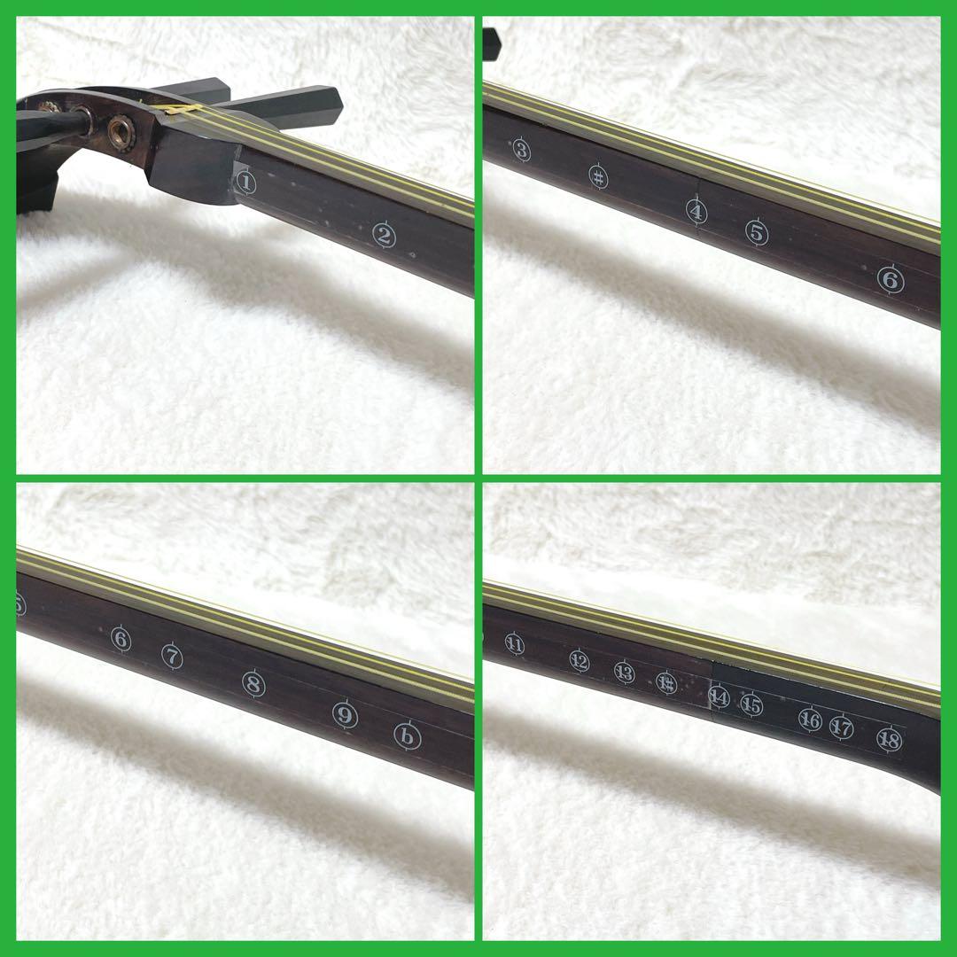 【初心者おすすめ】三味線 ハードケース付き 付属品多数 練習用