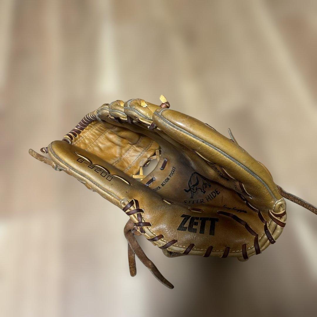 ZETT 硬式グローブ ブラウン