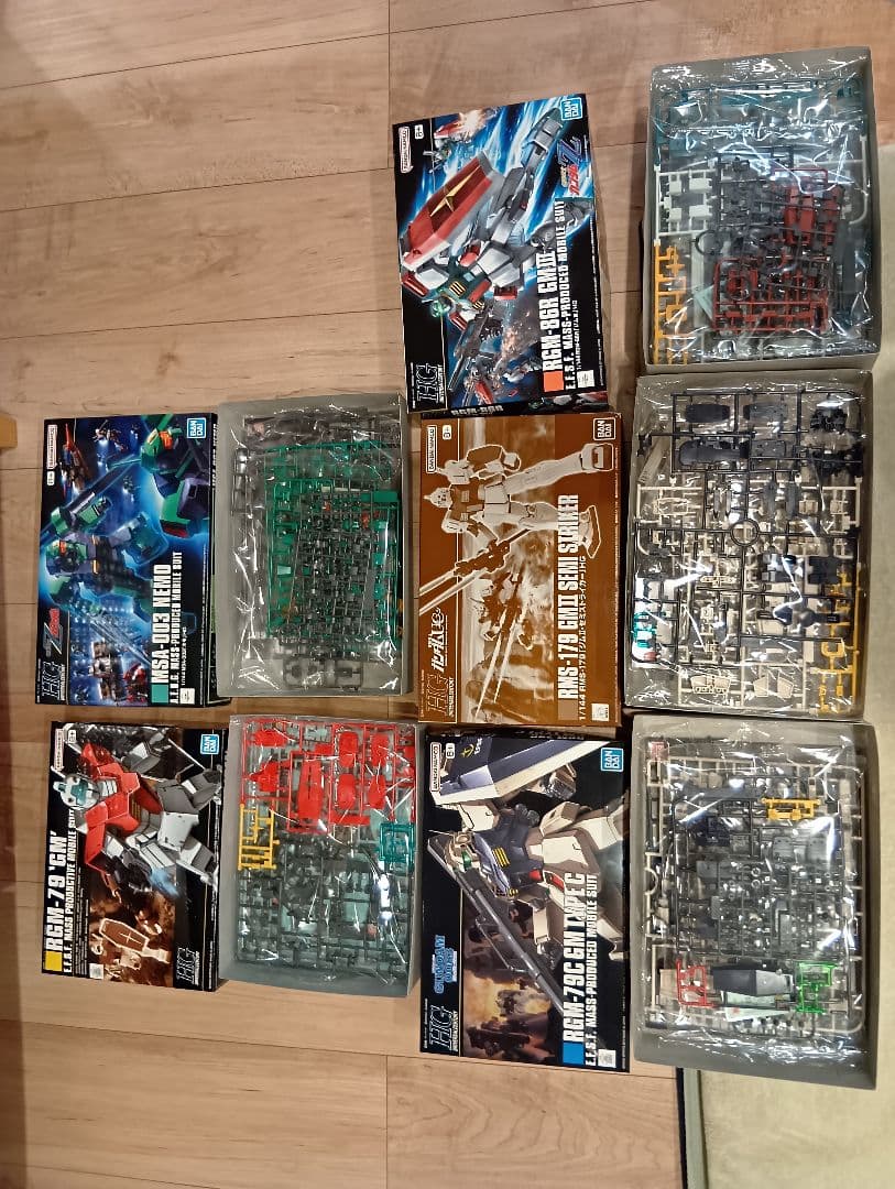 ジム　HG　ネモ　HG　ジム改　HG　ジムII　HG　ジムIII　HG