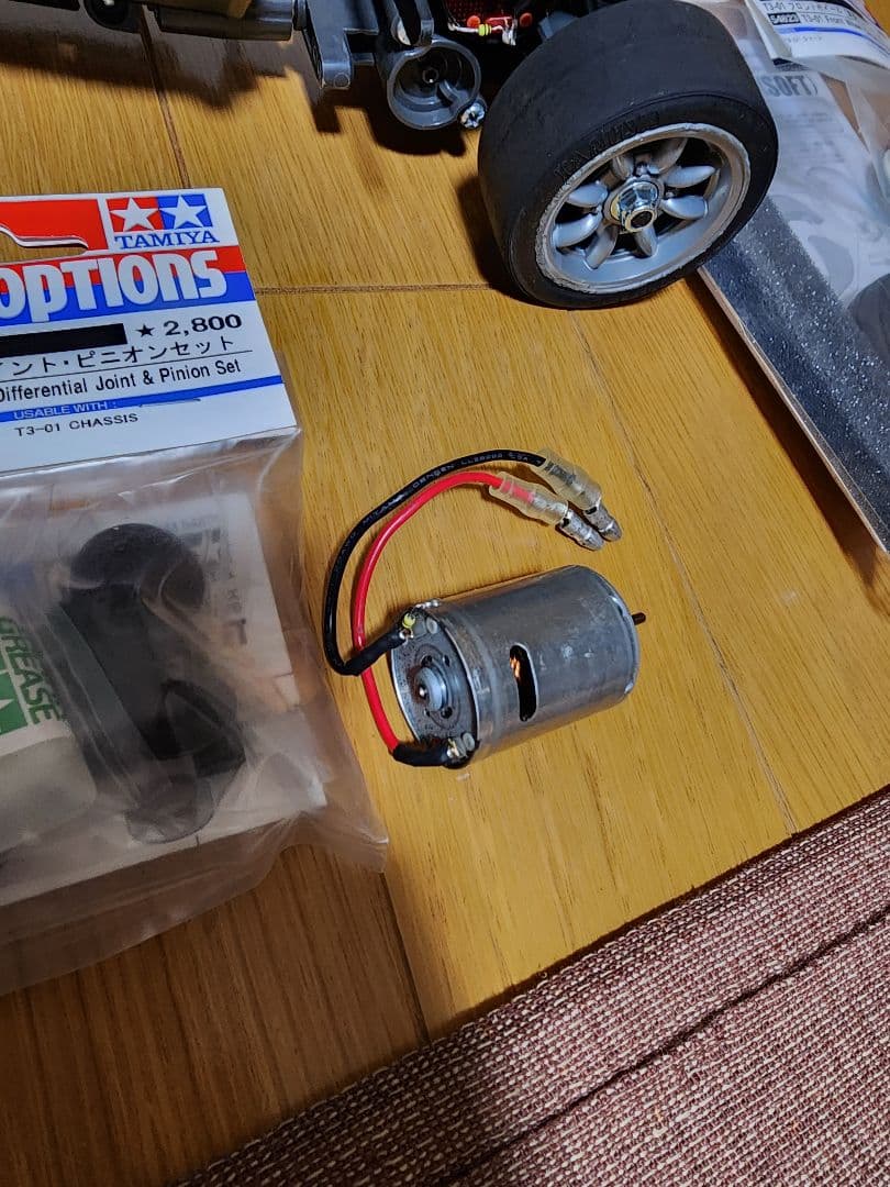 タミヤデュアルライダー　サーボアンプ　レアな黒いスポチュン付