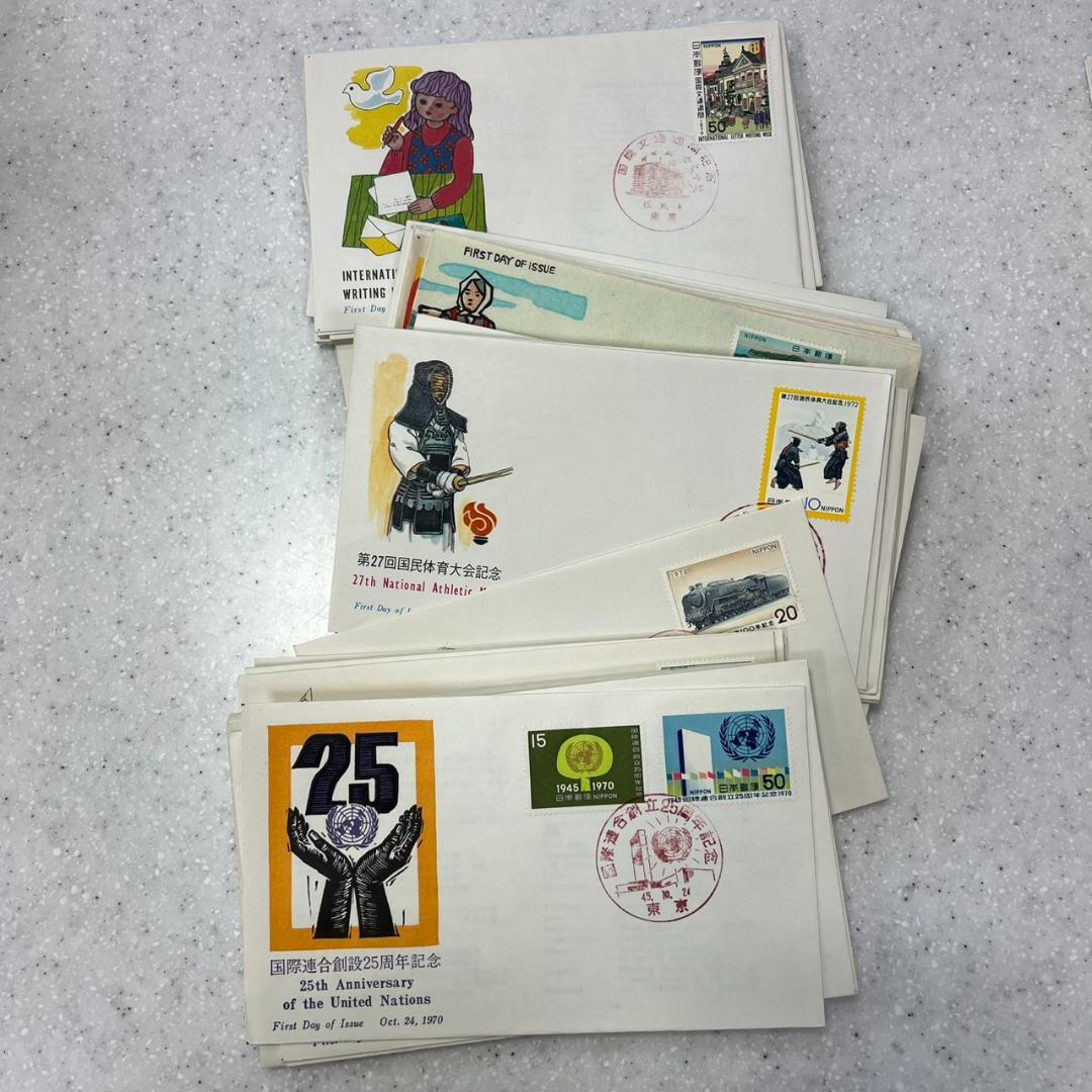 初日カバー 使用済み切手 FDC 大量 まとめて 約2.1kg 400枚以上