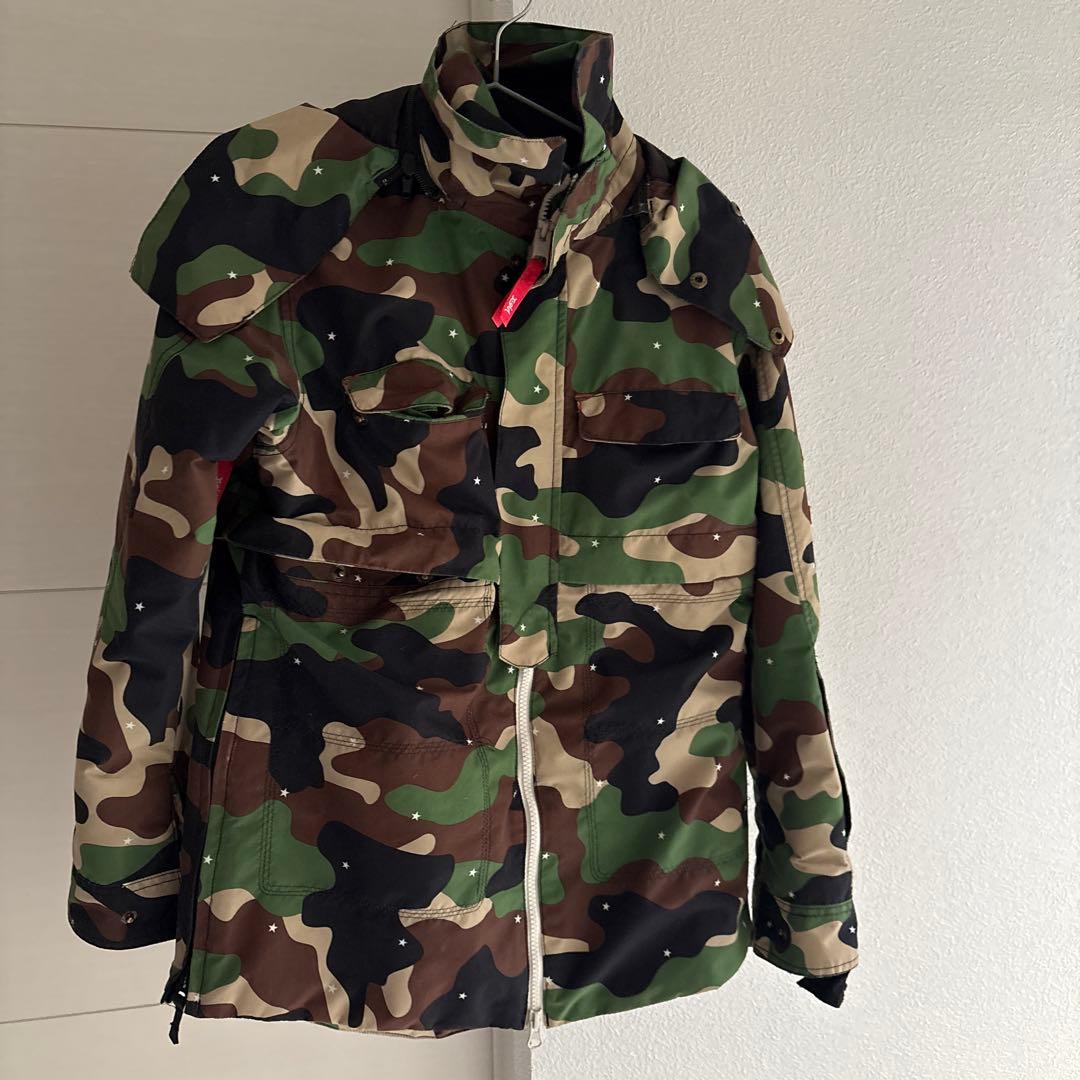 BURTON 迷彩 スノーボードウェア Sサイズ　X-girlコラボ