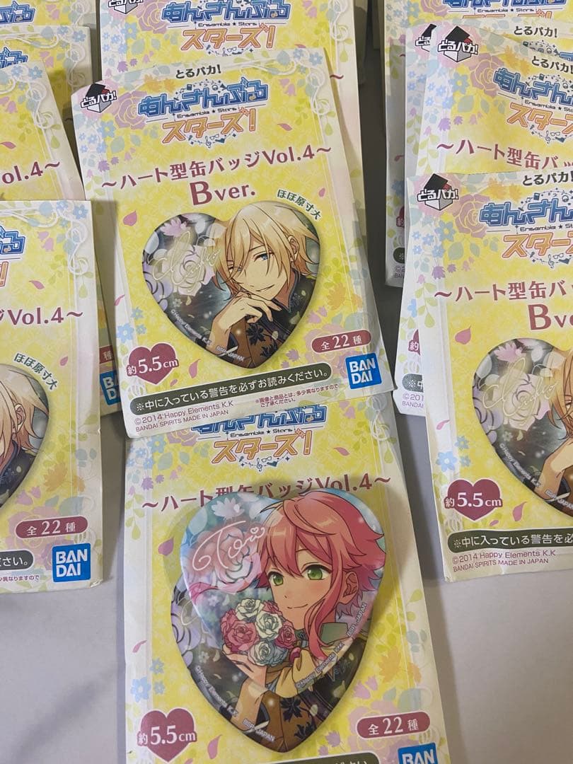 あんさんぶるスターズ！姬宫桃李ハート型缶バッジ 105点 セット