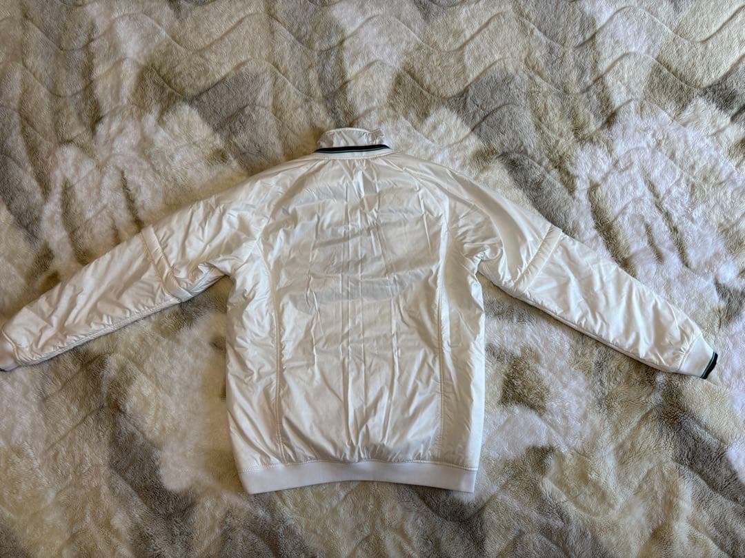 【Callaway】ホワイト Vネック キルティングジャケット スカート