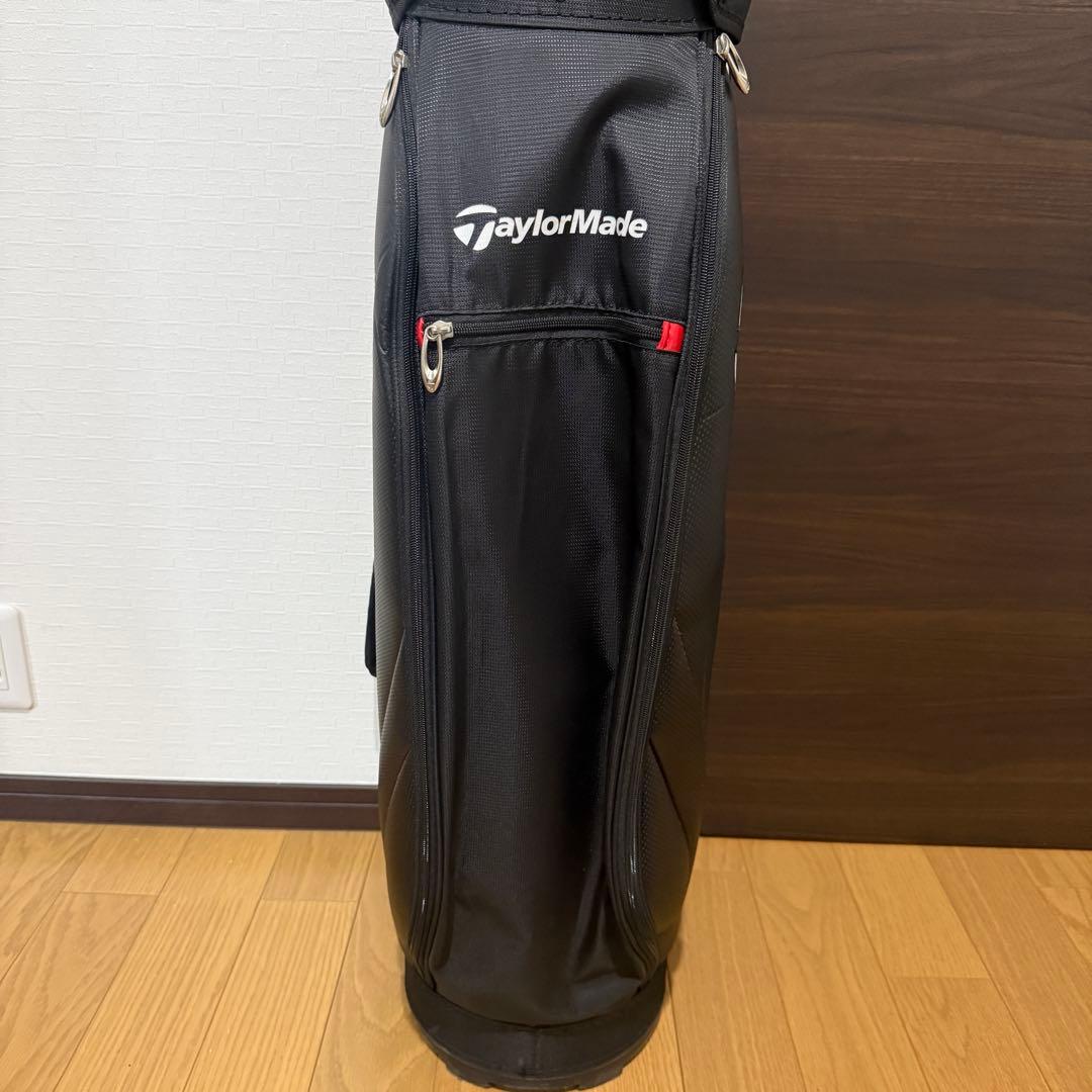 TaylorMade ゴルフバッグ キャディバッグ 黒/赤