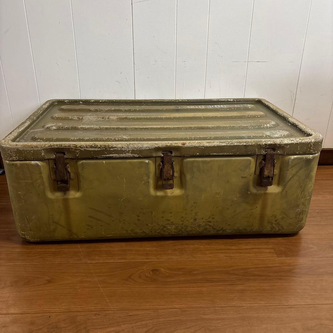 米軍　実物　アルミコンテナ　送料無料