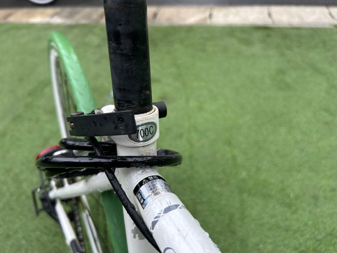 Grandir ロードバイク ホワイト/グリーン　引き取り限定