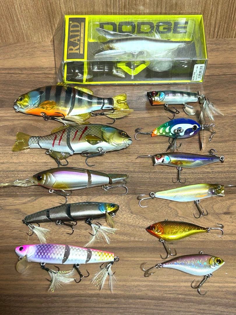 バス用ルアー12種（推奨ロッドMHクラス〜Hクラス）