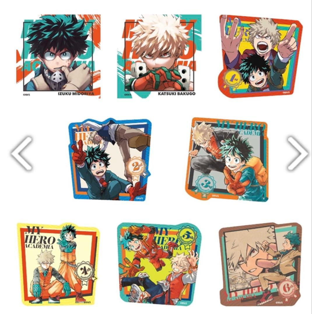 ヒロアカ アートステッカー RIVALS 全種セット+ 特典付き（爆豪勝己）