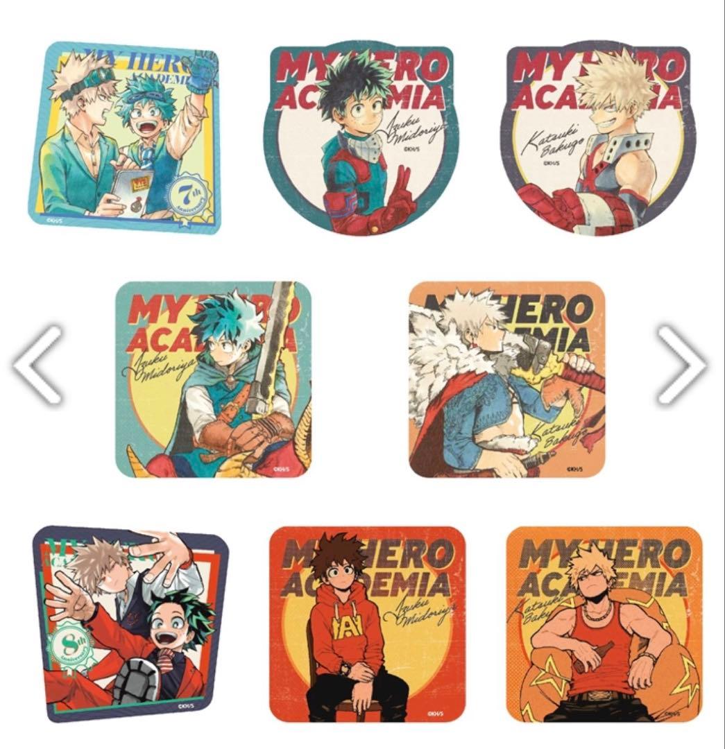 ヒロアカ アートステッカー RIVALS 全種セット+ 特典付き（爆豪勝己）