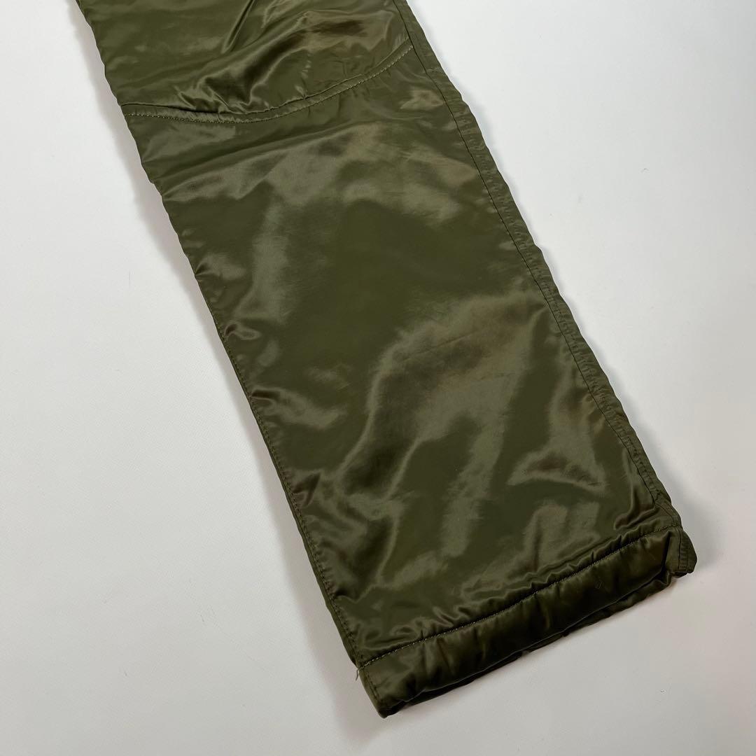 美品 PEARLY GATES 中綿 ナイロン パンツ ワッペン 刺繍ロゴ