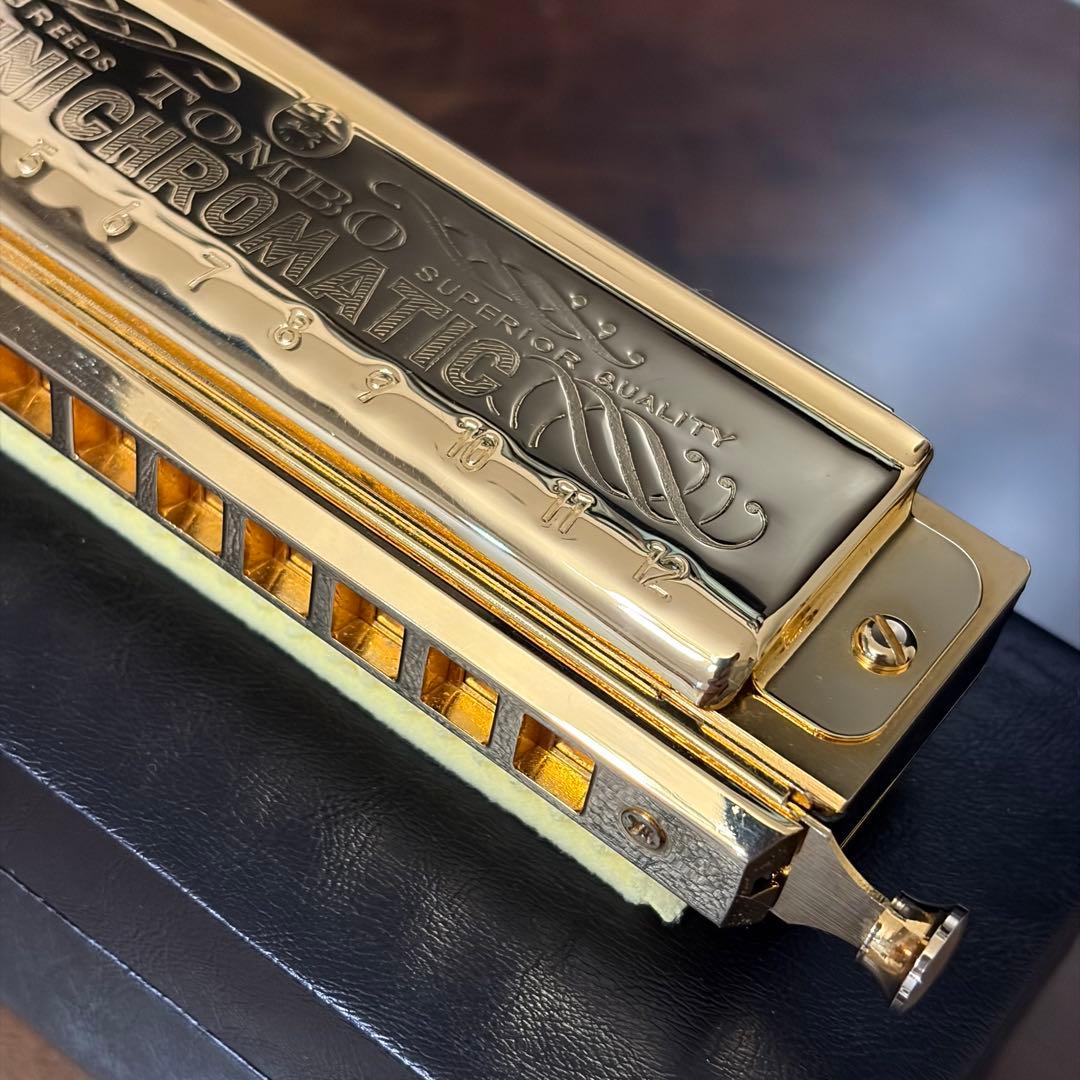 TOMBO ハーモニカ UNICHROMATIC GOLD No.1248G