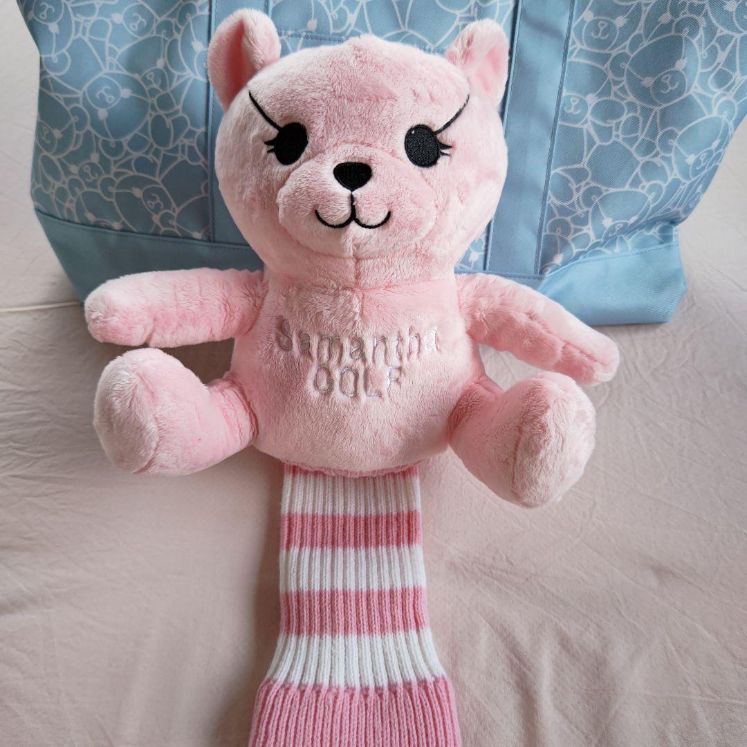 サマンサタバサ ゴルフバック&ドライバー用ヘッドカバーセット