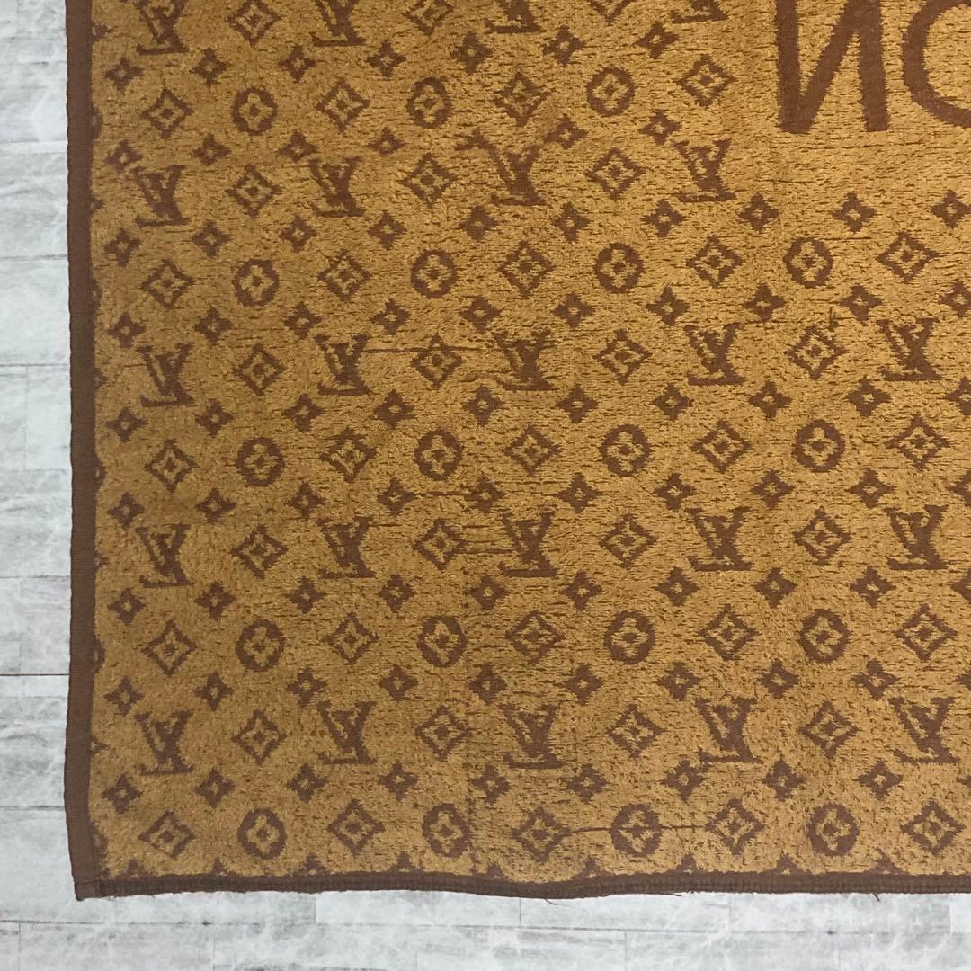 ルイヴィトン　LOUIS VUITTON ビーチタオル　モノグラム　ブラウン