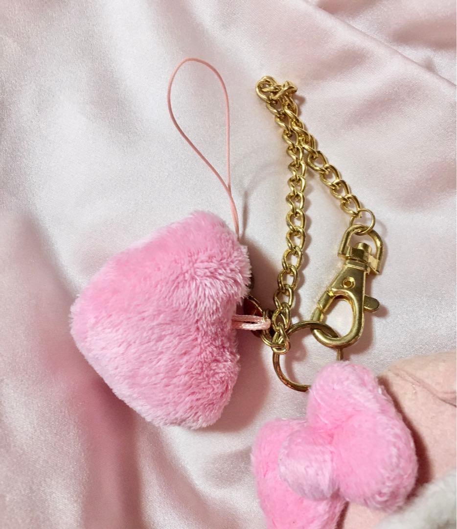 2012年製品レア冬服もこもこ頭巾マイメロディーぬいぐるみキーホルダー