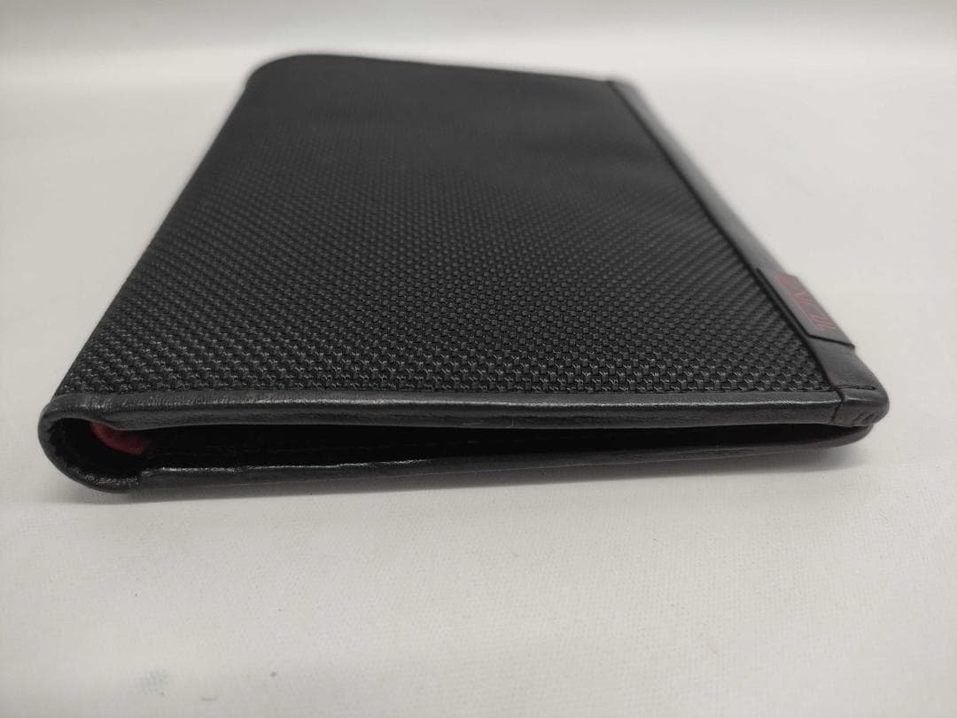 美品 箱付 TUMI ALPHA SLG パスポートケース 黒 多収納 102