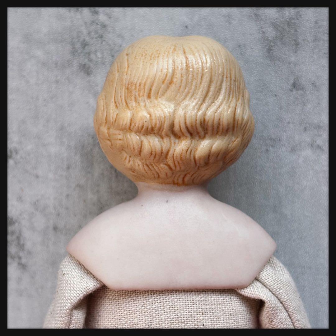 アンティーク　ブロンド　パリアンドール ビスクドール　チャイナヘッドドール