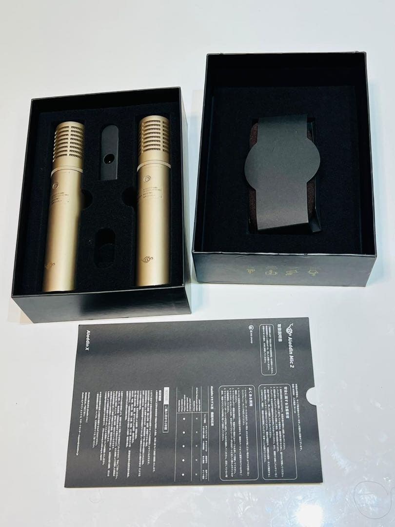 ALADDIN MIc2 コンデンサーマイク 2本セット 動作品