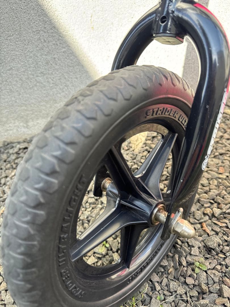 M erry　ストライダー　ピンク　スタンド付