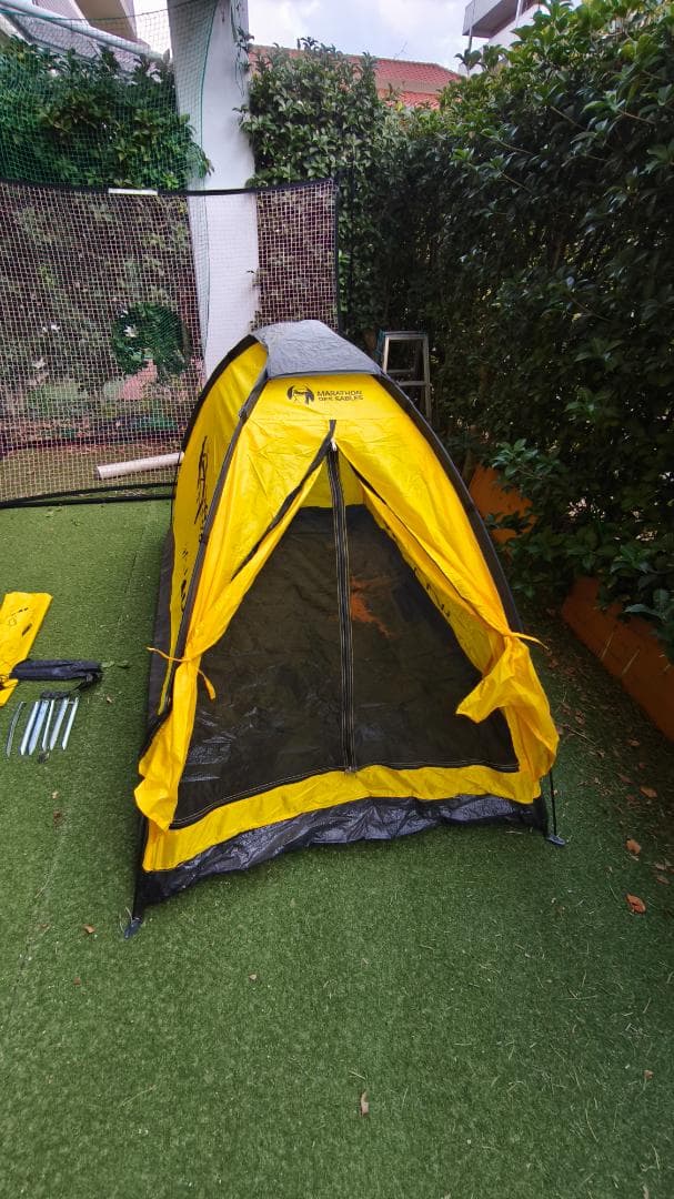 MARATHON DES SABLES ULTRA イエロー テント