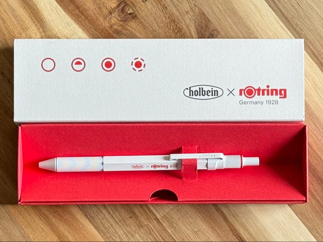 【限定色】ロットリング600 3in1 ホルベイン パーマネントホワイト