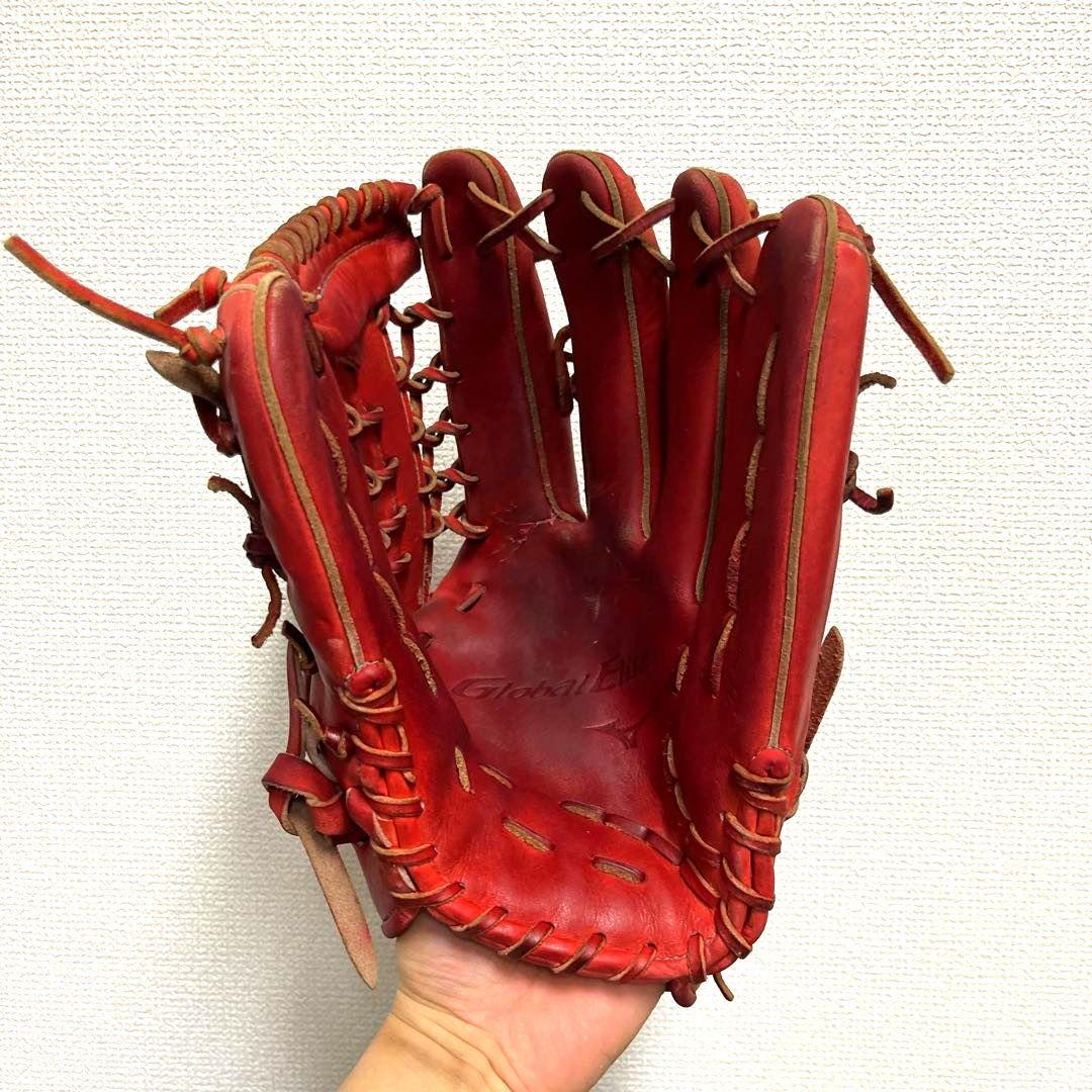 943 ミズノ グローバルエリート 型抜群 即戦力 軟式 外野手用グローブ