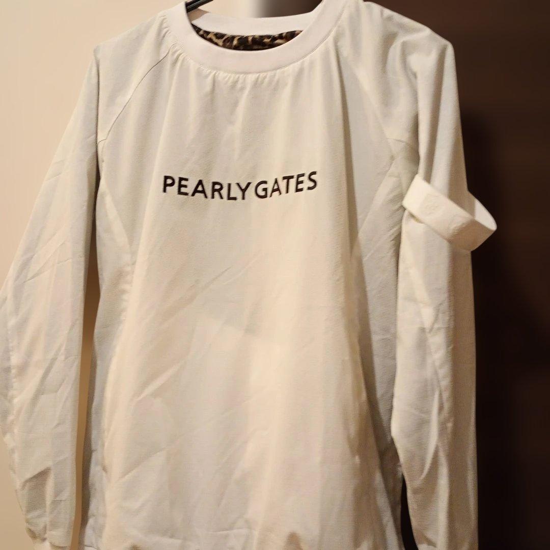 パーリーゲイツPEARLY GATES ホワイト 長袖トレーナーサイズ1